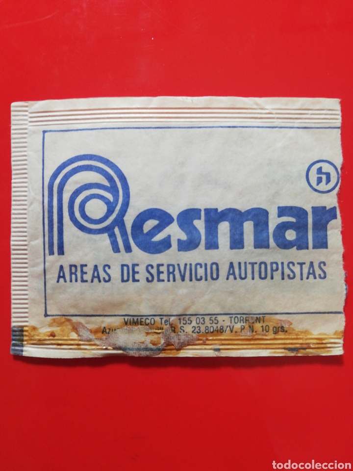 Bustine di zucchero di collezione: Sobre Az&uacute;car RESMAR
