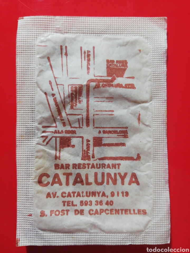Bustine di zucchero di collezione: Sobre Az&uacute;car BAR RESTAURANTE CATALU&Ntilde;A