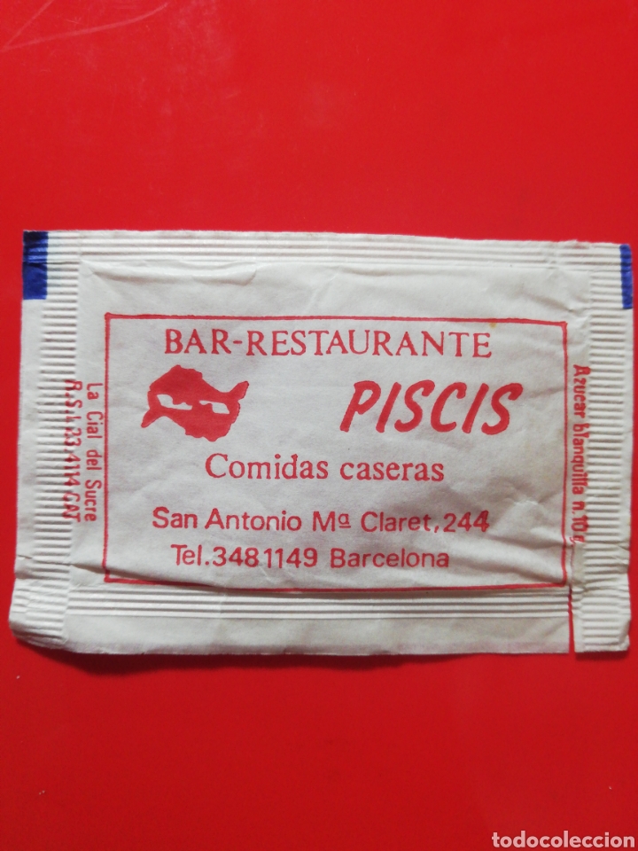 Bustine di zucchero di collezione: Sobre Az&uacute;car BAR RESTAURANTE PISCIS