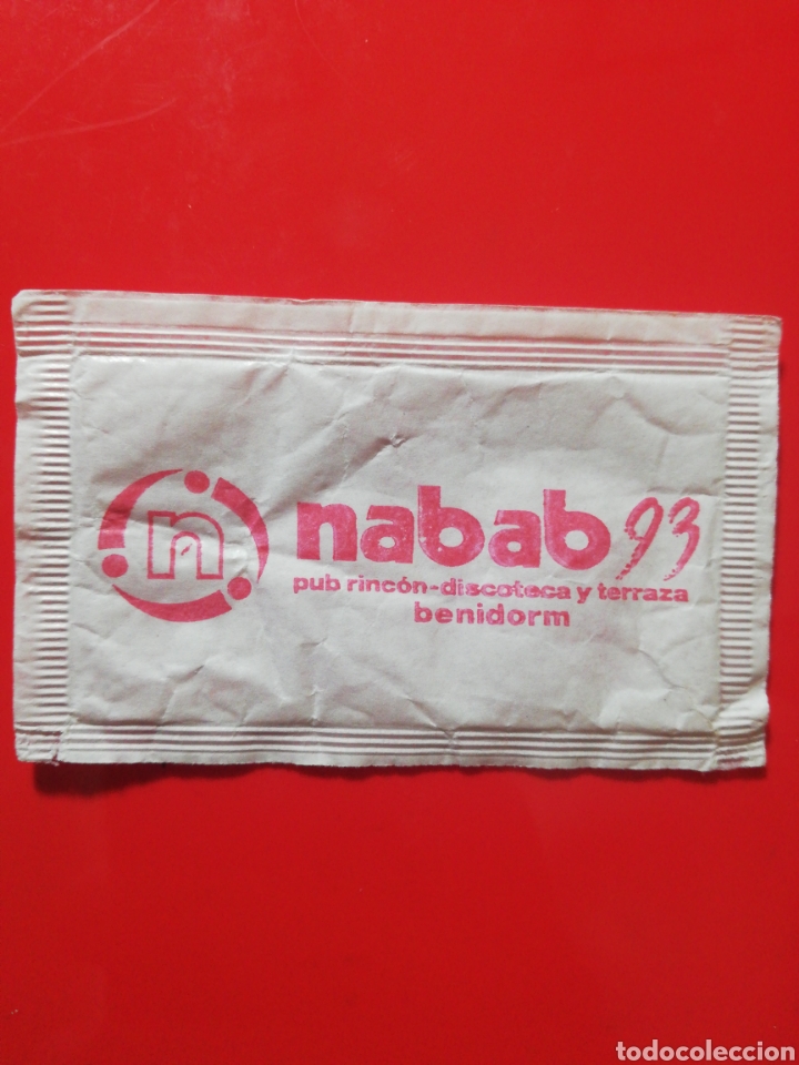 Sobres de az&uacute;car de colecci&oacute;n: Sobre Az&uacute;car NABAB 93