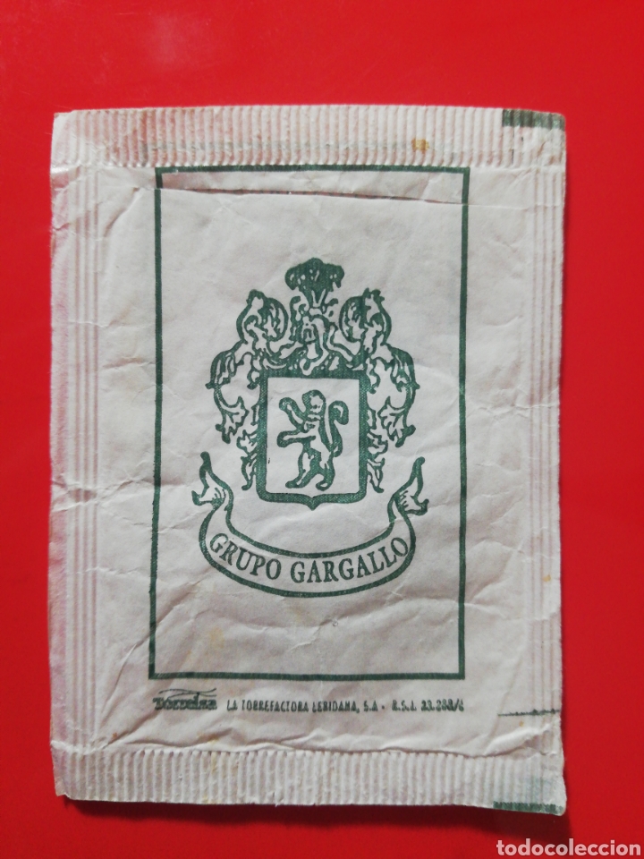 Sobres de az&uacute;car de colecci&oacute;n: Sobre Az&uacute;car GRUPO GARGALLO