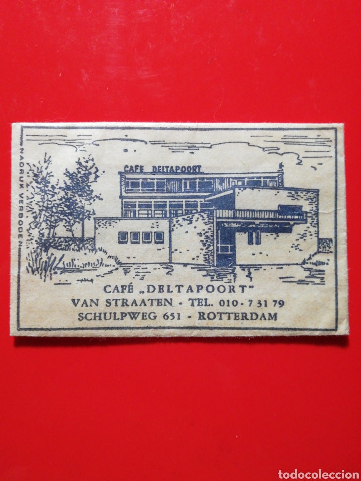 Sobres de az&uacute;car de colecci&oacute;n: SOBRE AZ&Uacute;CAR ANTIGUO HOLANDA CAF&Eacute; DELTAPOORT