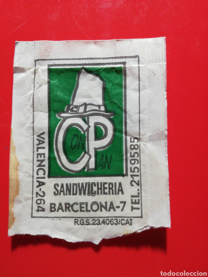 Sobres de az&uacute;car de colecci&oacute;n: SOBRE AZ&Uacute;CAR SANDWICHERA CON PAN. TUPINAMBA