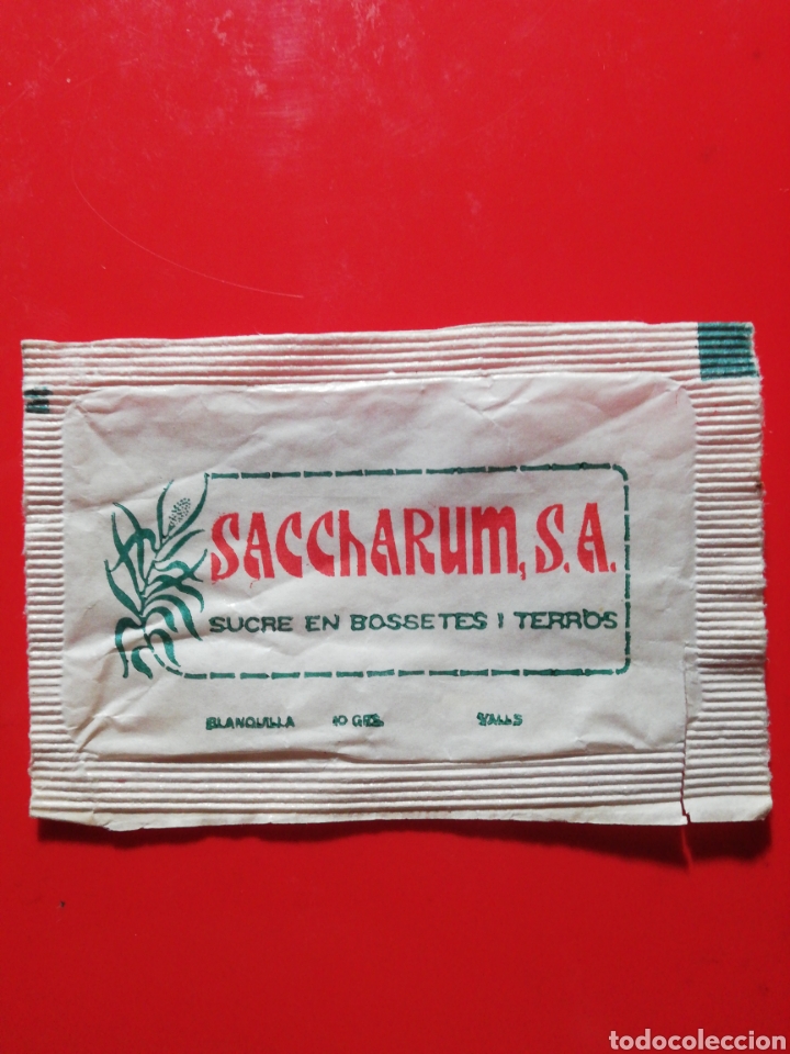 Collection sugar packets: SOBRE AZ&Uacute;CAR SACCHARUM