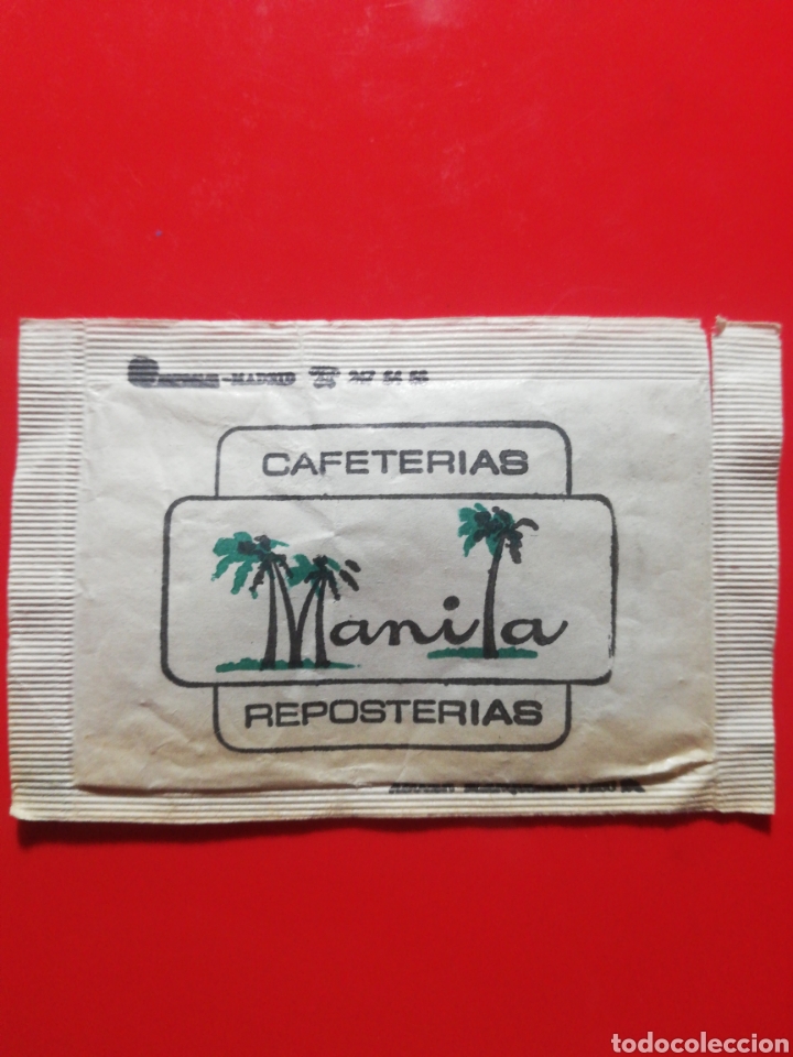 Collection sugar packets: SOBRE AZ&Uacute;CAR CAFETER&Iacute;AS MANILA