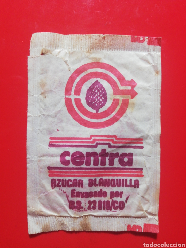 Collection sugar packets: SOBRE AZ&Uacute;CAR CENTRA