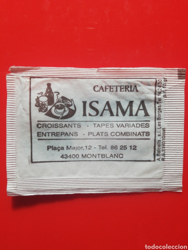 Collection sugar packets: SOBRE AZ&Uacute;CAR CAFETER&Iacute;A ISAMA. BRASILIA