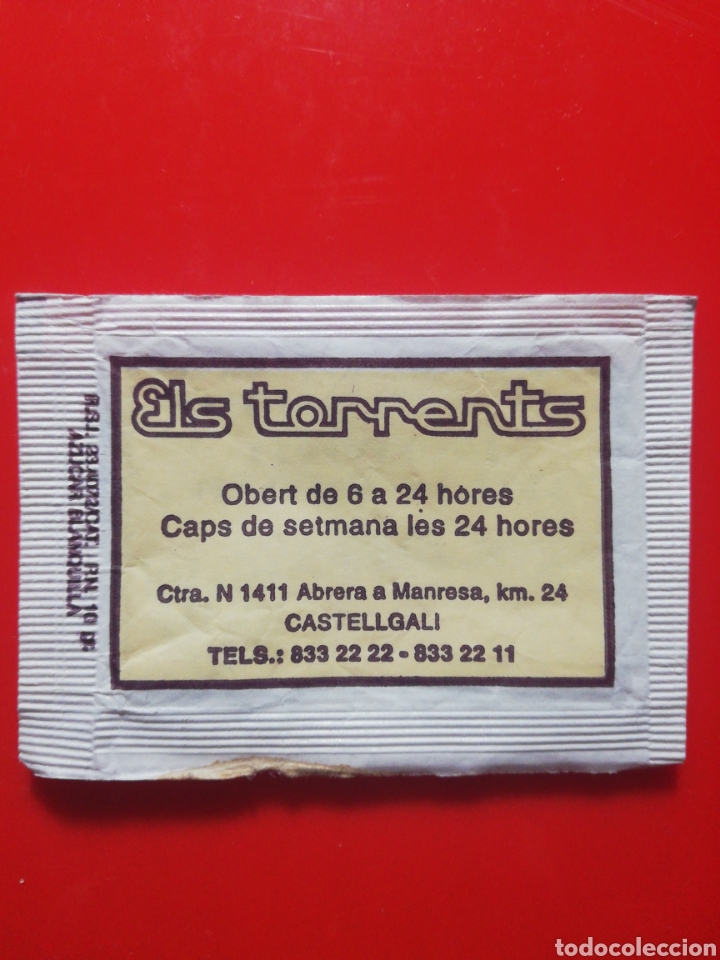 Collection sugar packets: SOBRE AZ&Uacute;CAR ELS TORRENTS CAFETER&Iacute;A