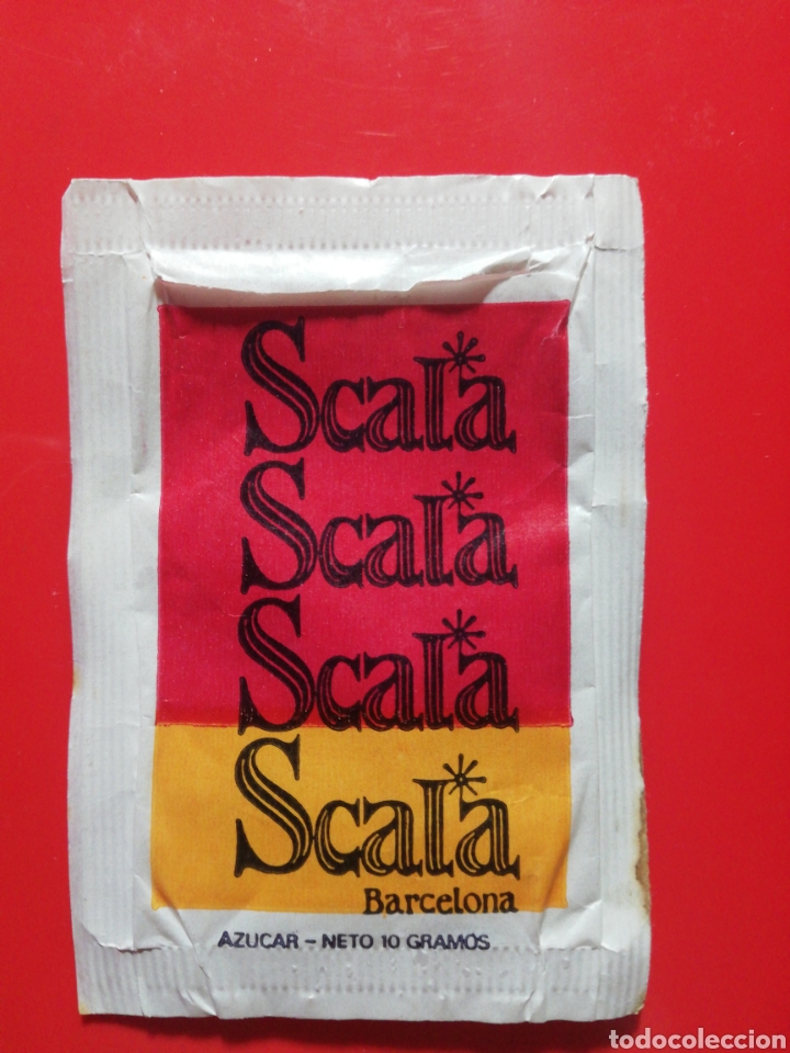 Sachets de sucre de collection: SOBRE AZ&Uacute;CAR. SCALA