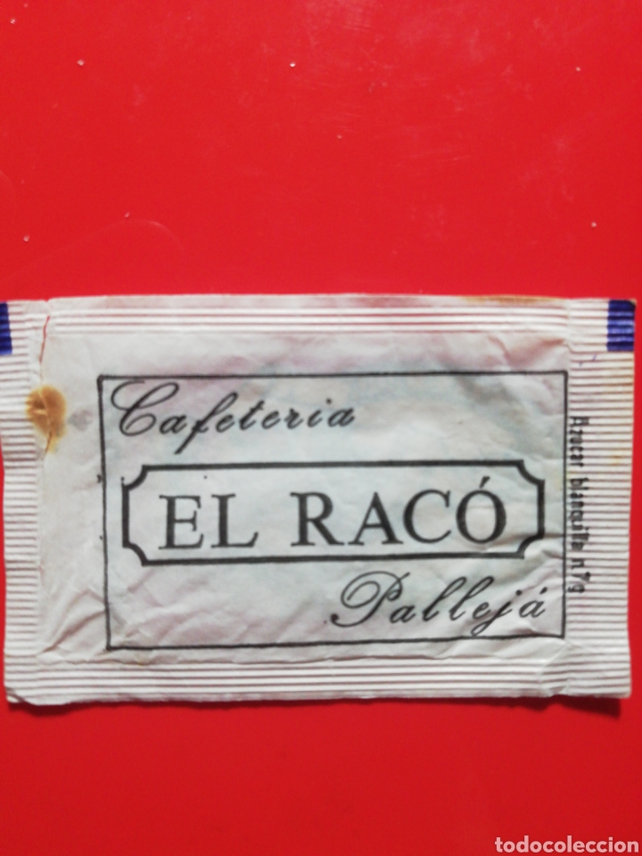 Sachets de sucre de collection: SOBRE AZ&Uacute;CAR CAFETER&Iacute;A EL RACO