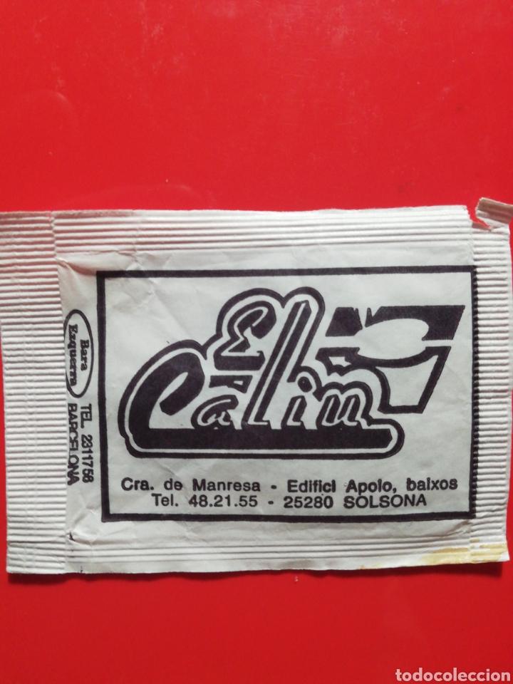Sachets de sucre de collection: SOBRE AZ&Uacute;CAR EL CALIU
