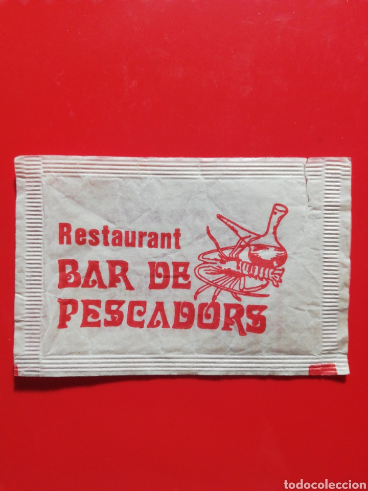 Collection sugar packets: SOBRE AZ&Uacute;CAR RESTAURANTE BAR DE PESCADORES