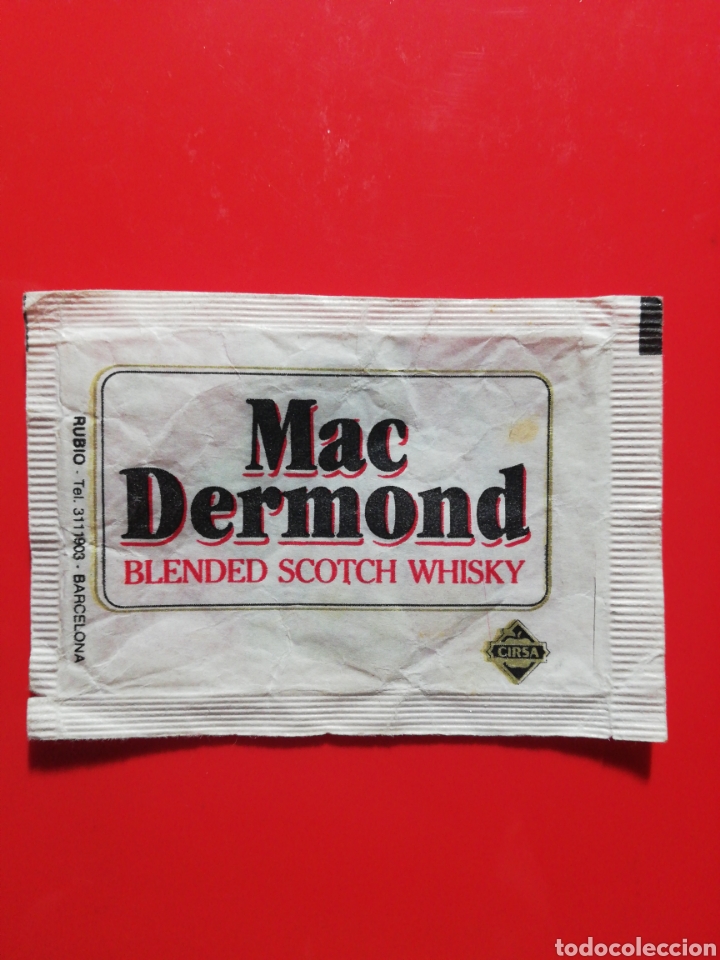 Sachets de sucre de collection: SOBRE AZ&Uacute;CAR MAC DERMOND. OQUENDO