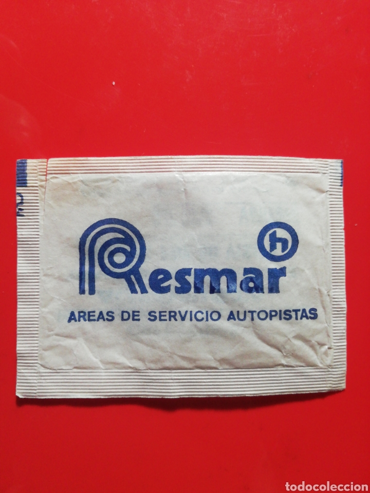 Sachets de sucre de collection: SOBRE AZ&Uacute;CAR AREAS DE SERVICIO RESMAR