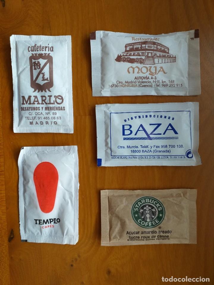 Sobres de az&uacute;car de colecci&oacute;n: LOTE 5 SOBRES DE AZUCAR - Foto 1