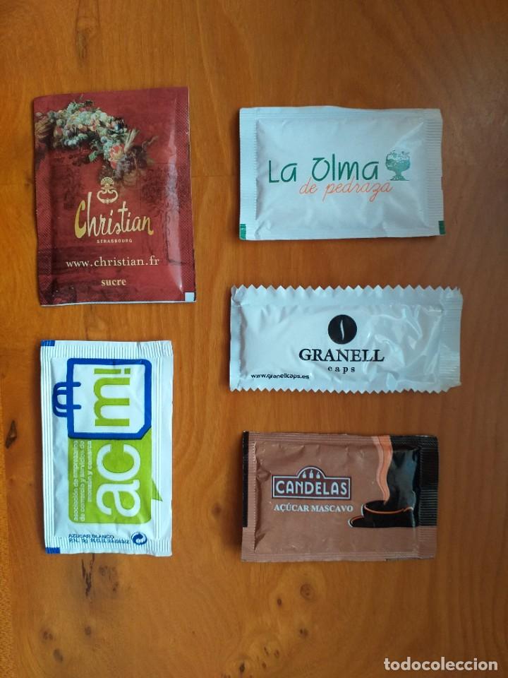 Sobres de az&uacute;car de colecci&oacute;n: LOTE 5 SOBRES DE AZUCAR - Foto 2