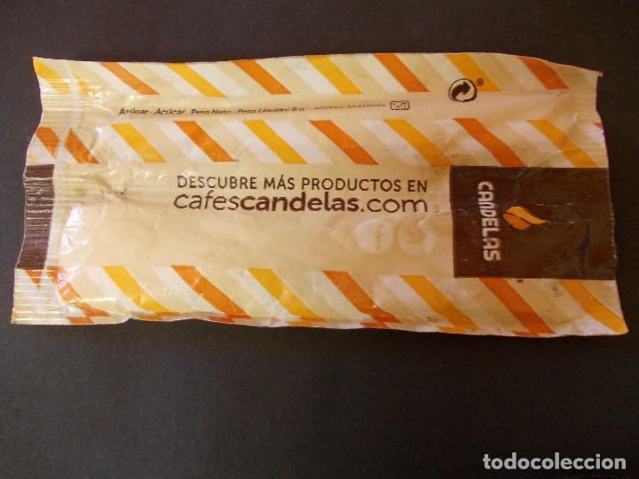 Sobres de az&uacute;car de colecci&oacute;n: sobre de az&uacute;car con cuchara Candelas - Foto 2