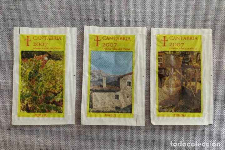 Sobres de az&uacute;car de colecci&oacute;n: 3 Sobres de azucar. Cantabria 2007. - Foto 1