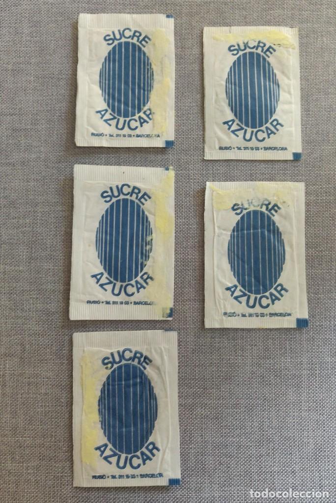 Sobres de az&uacute;car de colecci&oacute;n: 5 Sobres de azucar. Animales. - Foto 2