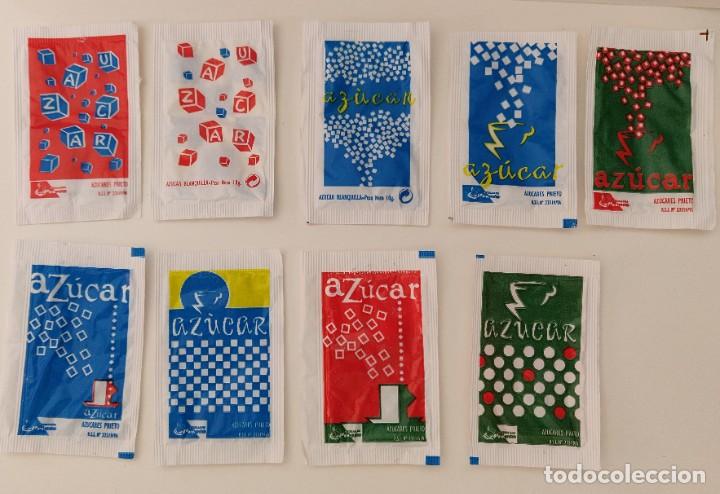 Sobres de az&uacute;car de colecci&oacute;n: 9 Sobres de azucar. Azucares Prieto. - Foto 1