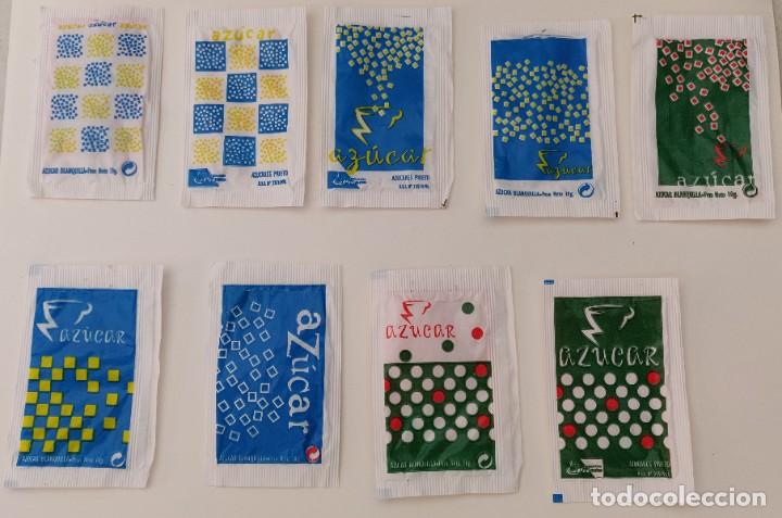 Sobres de az&uacute;car de colecci&oacute;n: 9 Sobres de azucar. Azucares Prieto. - Foto 2