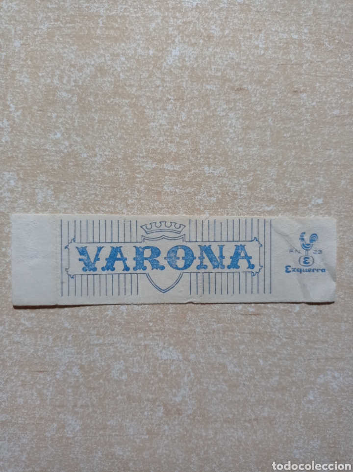 Collection sugar packets: Antigua tira de terr&oacute;n de az&uacute;car.