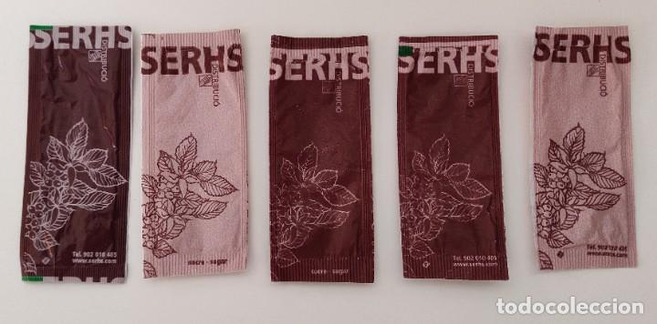 Sobres de az&uacute;car de colecci&oacute;n: 5 Sobres de azucar. Serhs. - Foto 1