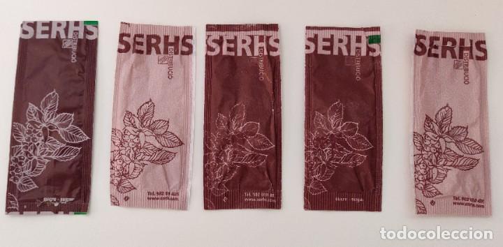 Sobres de az&uacute;car de colecci&oacute;n: 5 Sobres de azucar. Serhs. - Foto 2