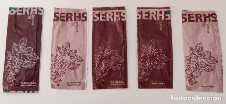 Sobres de az&uacute;car de colecci&oacute;n: 5 Sobres de azucar. Serhs. - Foto 3