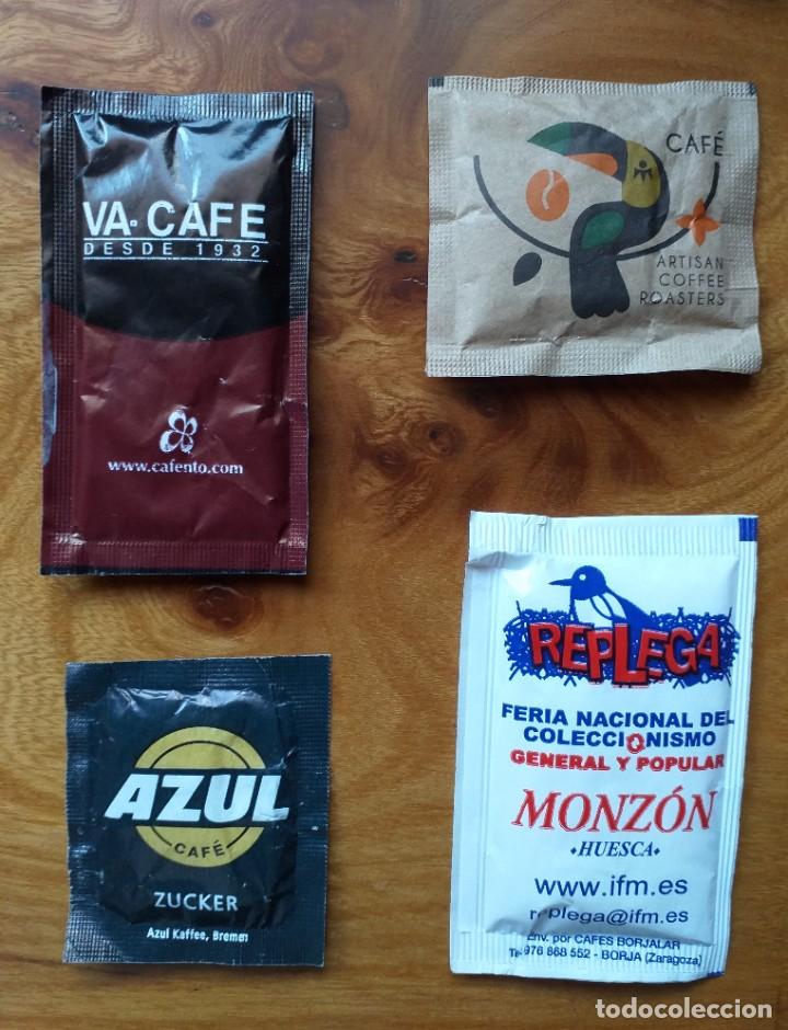 Sobres de az&uacute;car de colecci&oacute;n: LOTE 4 SOBRES DE AZUCAR - Foto 1