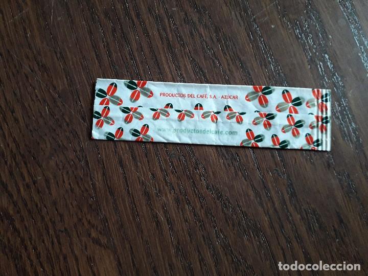 Sobres de az&uacute;car de colecci&oacute;n: sobre de az&uacute;car vac&iacute;o de publicidad, caf&eacute; 3jp - Foto 2