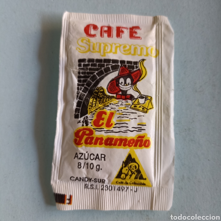 1 Azucarillo Lleno Café Supremo El Panameño Comprar Sobres De Azúcar Antiguos Y De 0555