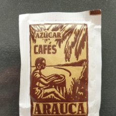 Sobres de azúcar de colección: AZUCARILLO - SOBRE DE AZUCAR LLENO - CAFÉS ARAUCA