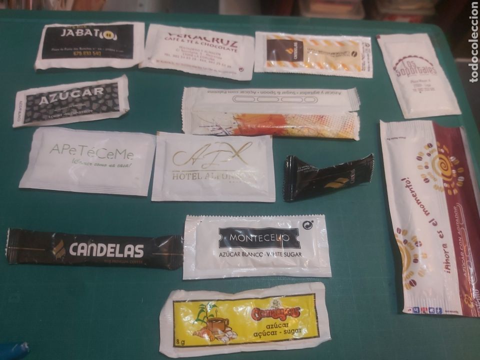 Sobres de az&uacute;car de colecci&oacute;n: Azucarillos lote Galicia - Foto 1