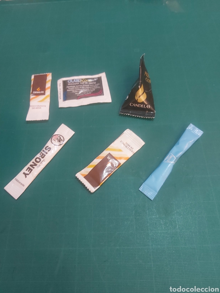 Sobres de az&uacute;car de colecci&oacute;n: Azucarillos sacarina edulzante - Foto 1