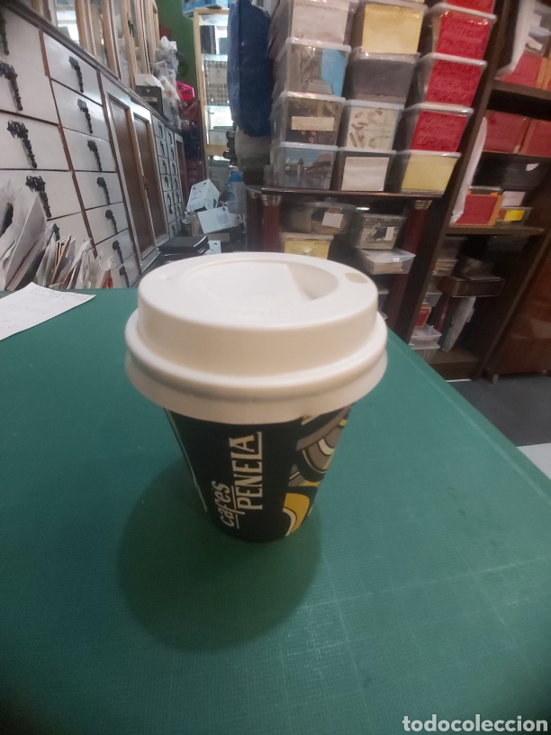 Sobres de az&uacute;car de colecci&oacute;n: Caf&eacute;s penelas vaso chantada Lugo - Foto 1