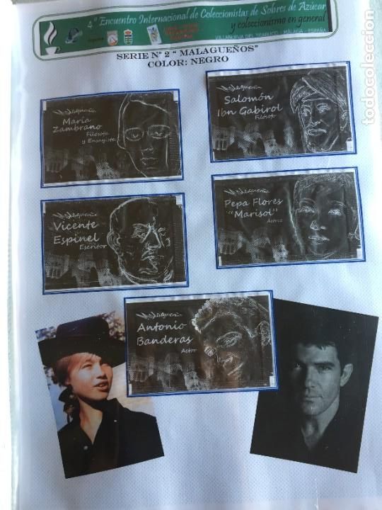 Sobres de az&uacute;car de colecci&oacute;n: MALAGUE&Ntilde;OS - Foto 1