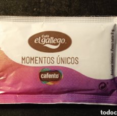Sobres de azúcar de colección: SOBRE DE AZÚCAR CAFÉ EL GALLEGO/CAFENTO (LLENO). Lote 362441135