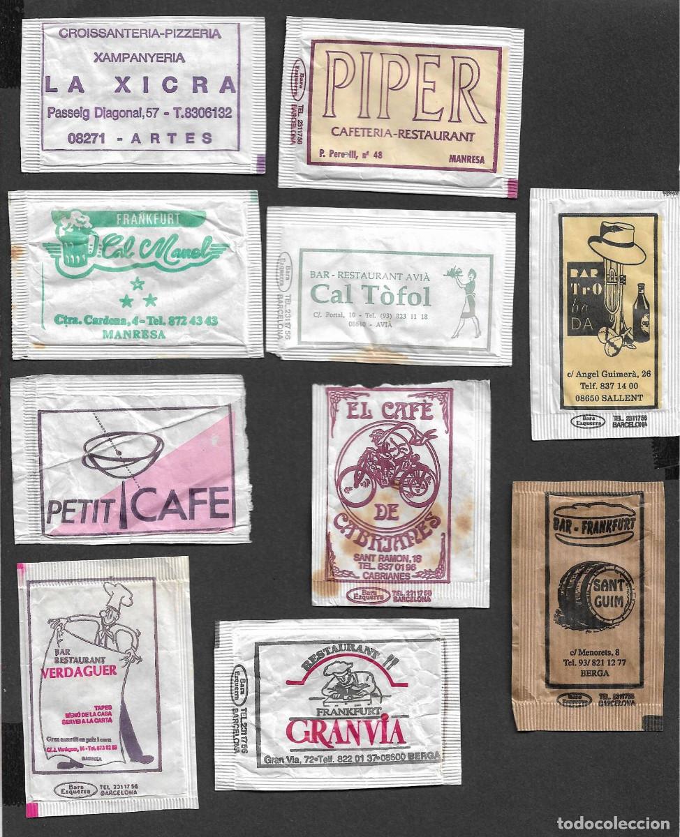 Collection sugar packets: Lote Sobre de Azucar Cafes del Bages