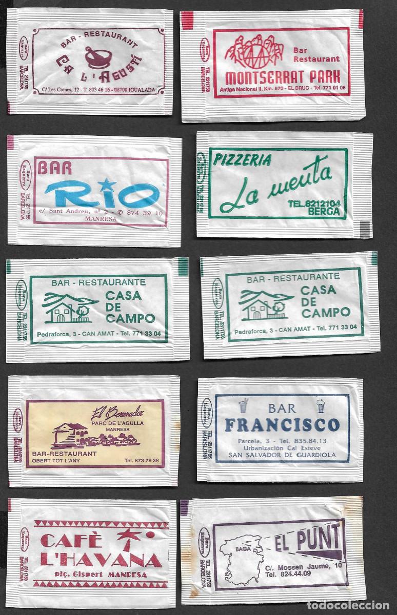 Collection sugar packets: Lote Sobre de Azucar Cafes del Bages