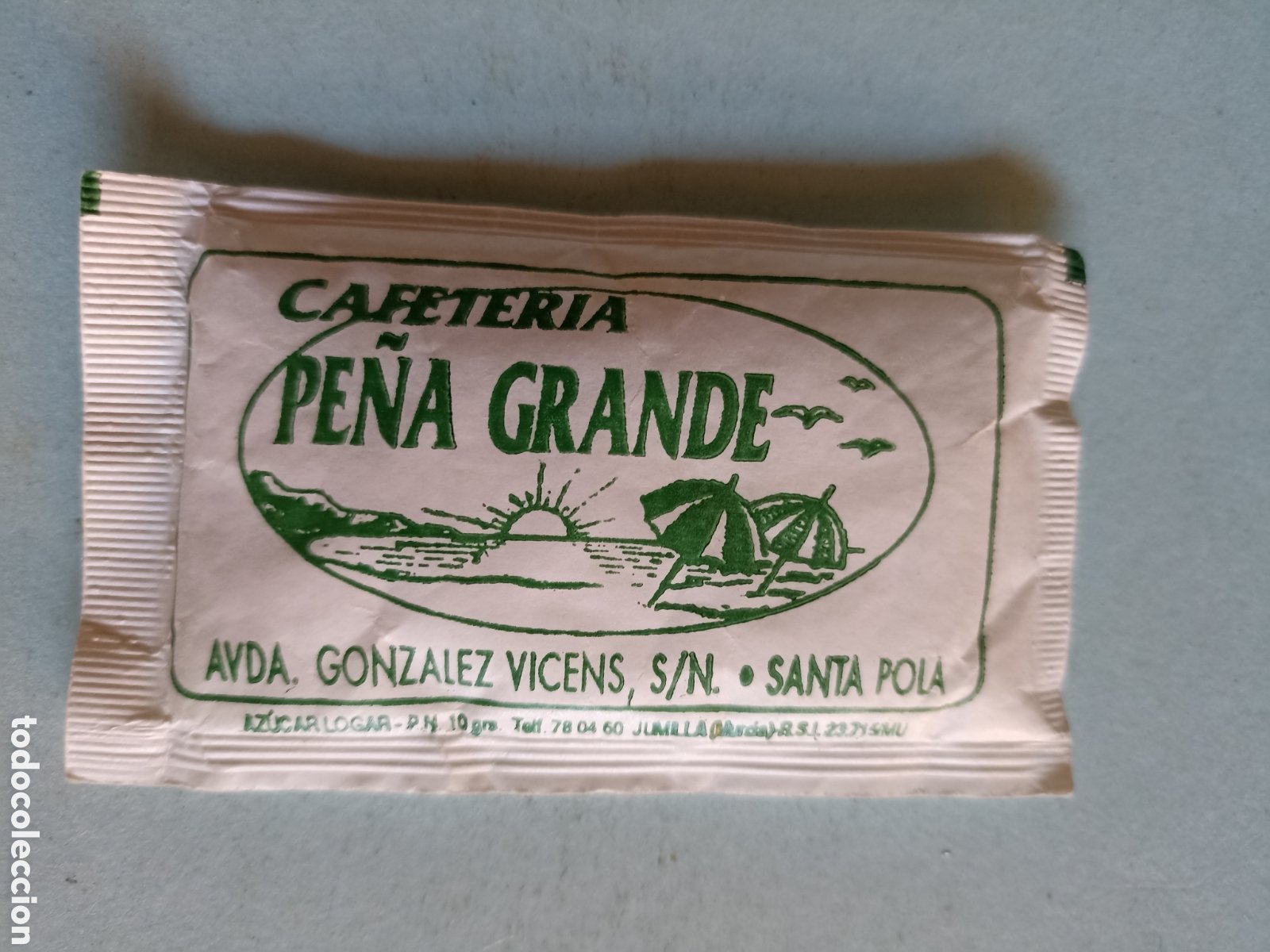 1 azucarillo lleno - cafetería peña grande bing - Buy Antique and  collectible sugar packets on todocoleccion