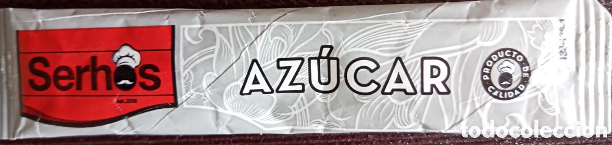 Sobres de az&uacute;car de colecci&oacute;n: SOBRE DE AZ&Uacute;CAR. SERHOS - Foto 1