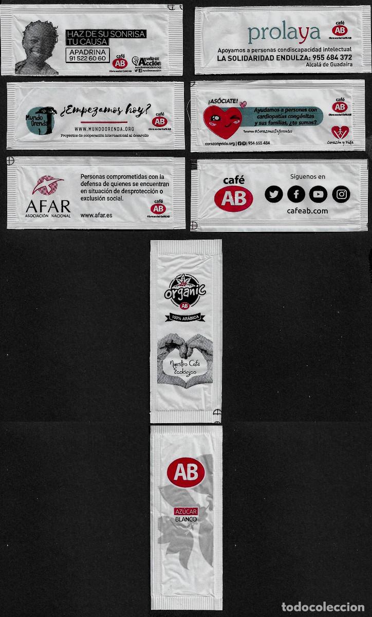 Pacotes de A&ccedil;&uacute;car de cole&ccedil;&atilde;o: SERIE SOBRES DE AZ&Uacute;CAR: ASOCIACIONES CAF&Eacute; AB 7/7 MODELO 2023