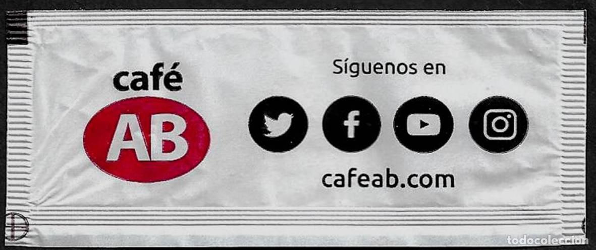 Sobres de az&uacute;car de colecci&oacute;n: SOBRE PERTENECIENTE A SERIE DE AZ&Uacute;CAR: ASOCIACIONES CAF&Eacute; AB, MODELO2023