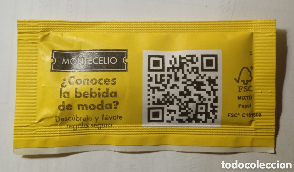 Sobres de az&uacute;car de colecci&oacute;n: SOBRE DE AZ&Uacute;CAR/LLENO - Foto 1