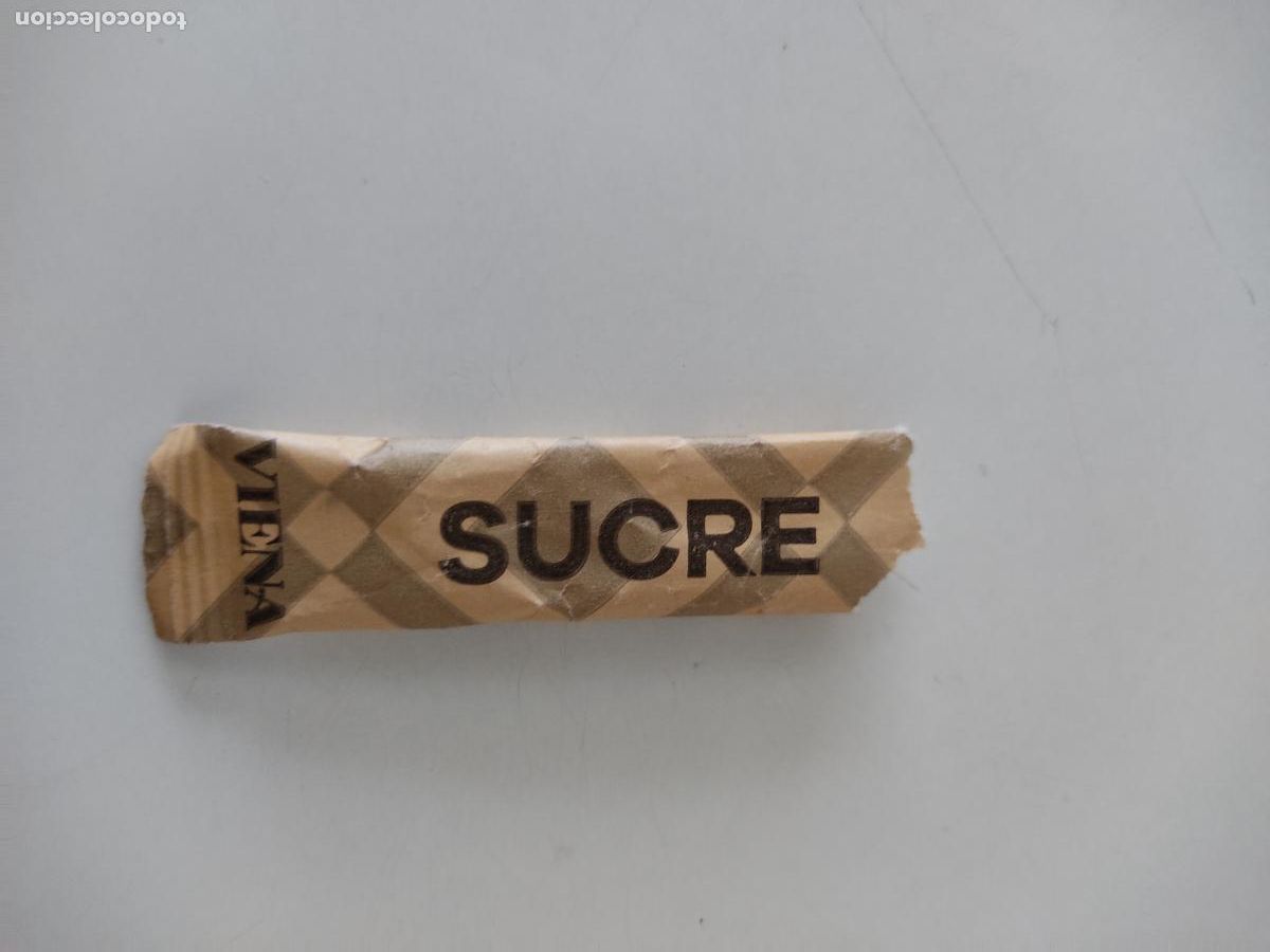 Sobres de az&uacute;car de colecci&oacute;n: SOBRE VACIO AZ&Uacute;CAR VIENA - Foto 1