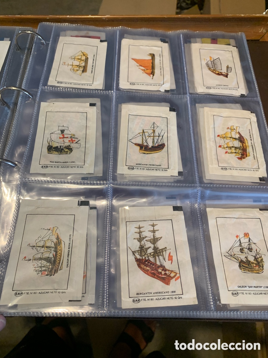 Sobres de az&uacute;car de colecci&oacute;n: 01_ lote sobres de az&uacute;car barcos - Foto 1