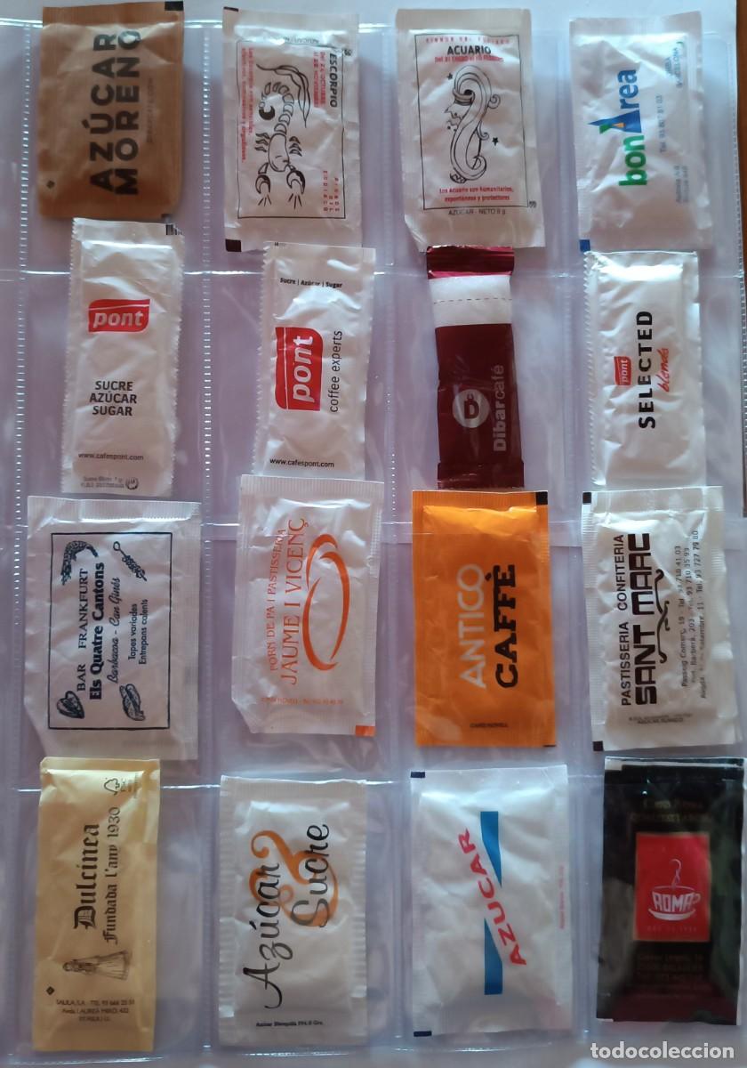 Sobres de az&uacute;car de colecci&oacute;n: 16 sobres az&uacute;car llenos - Foto 1