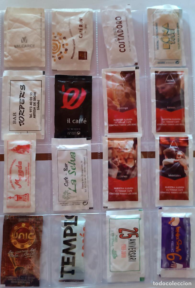 Sobres de az&uacute;car de colecci&oacute;n: 16 sobres az&uacute;car llenos - Foto 1