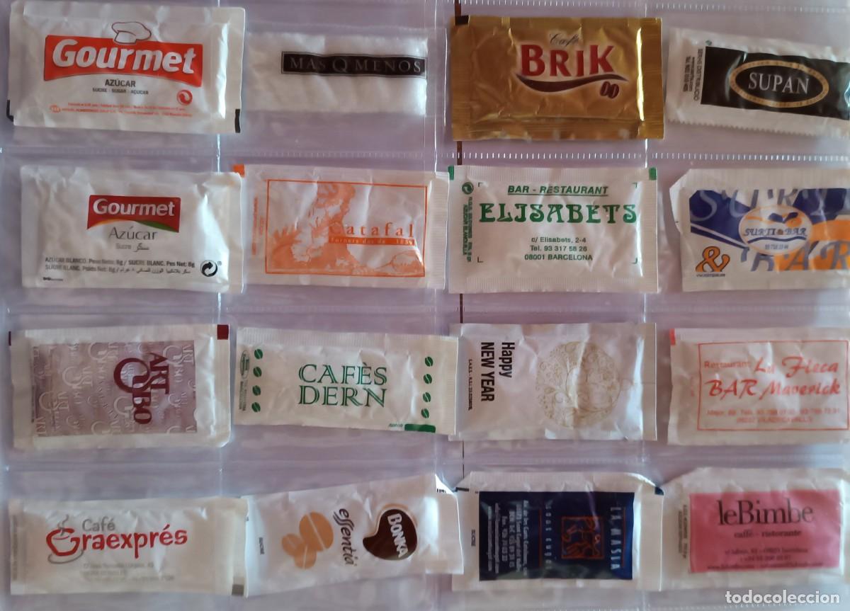 Sobres de az&uacute;car de colecci&oacute;n: 16 sobres az&uacute;car llenos - Foto 1